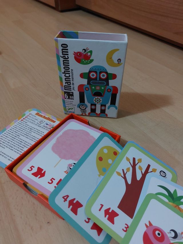 Manchomemo juego de cartas djeco