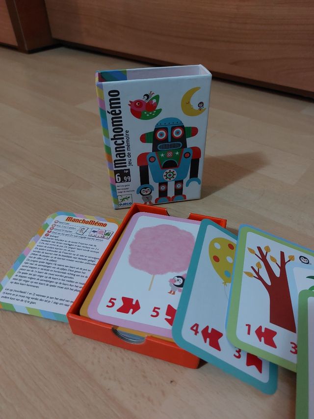 Manchomemo juego de cartas djeco