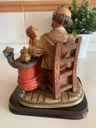 Figura decoracion Pinocho y Geppetto