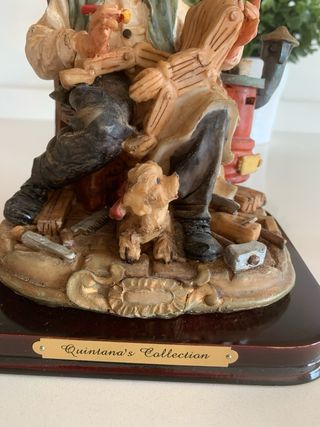 Figura decoracion Pinocho y Geppetto