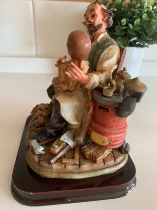 Figura decoracion Pinocho y Geppetto