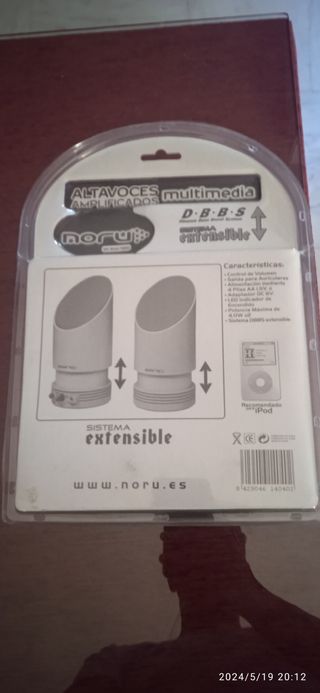 Altavoces amplificados extensible