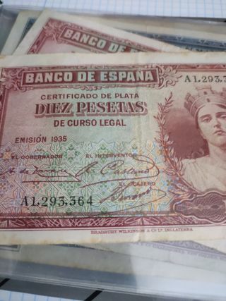 Billete 10 pesetas