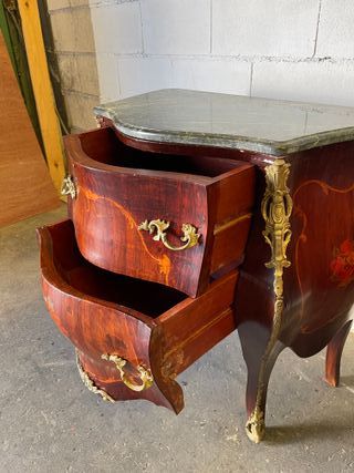 ✅comoda o mesita antiguo RESTAURADO