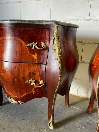 ✅comoda o mesita antiguo RESTAURADO