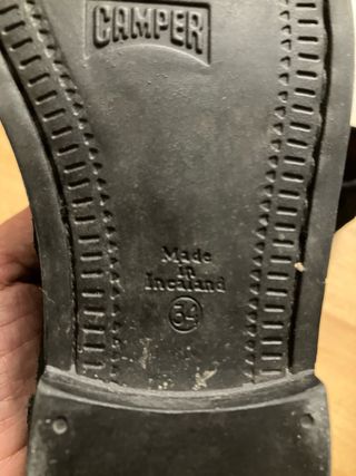 Zapatos piel niño camper 34