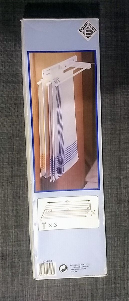 Colgador 3 trapos de cocina deslizante