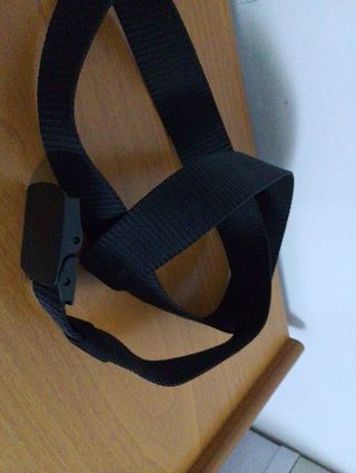 Cintura nylon nera nuova