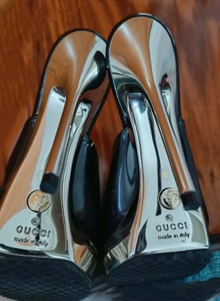 Zandalias GUCCI mujer talla 40 tacón 
