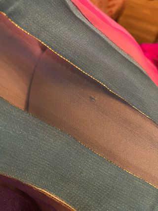 Paco Rabanne pañuelo seda multicolor