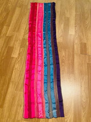Paco Rabanne pañuelo seda multicolor