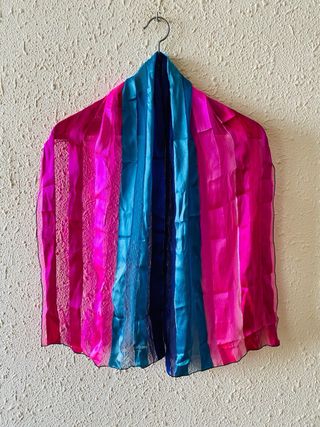 Paco Rabanne pañuelo seda multicolor