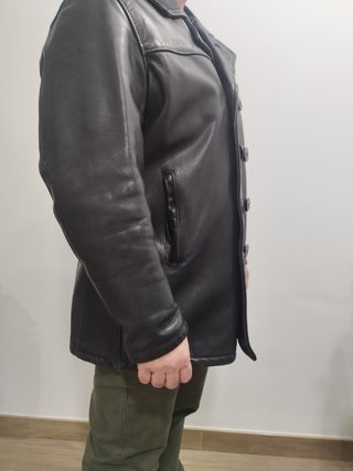 Chaqueta de piel tres cuartos Schott