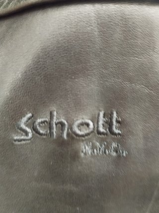 Chaqueta de piel tres cuartos Schott