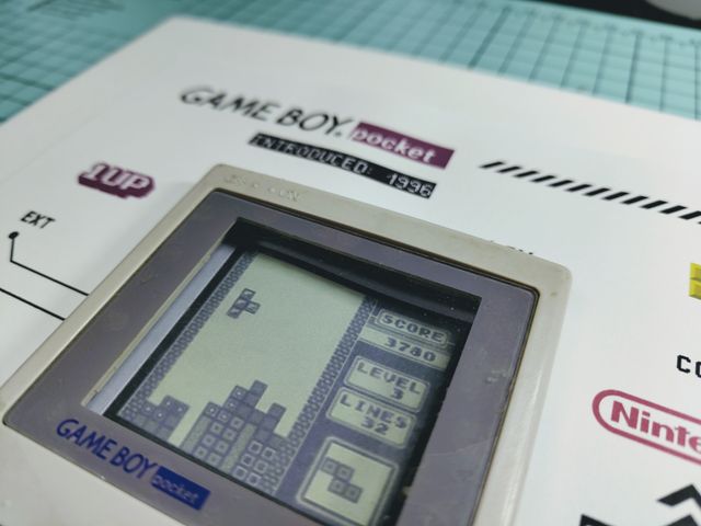 Cuadro marco box art game boy pocket nintendo