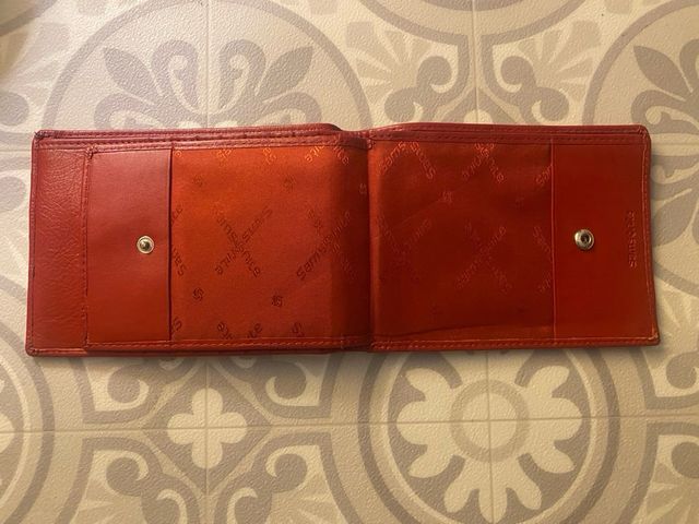 Cartera de piel Samsonite