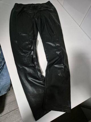 Legging niña efecto cuero talla 12