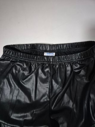 Legging niña efecto cuero talla 12