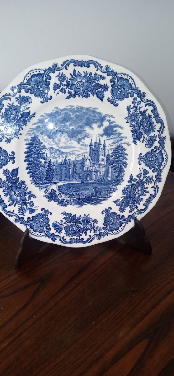 Plato porcelana inglesa S.XX