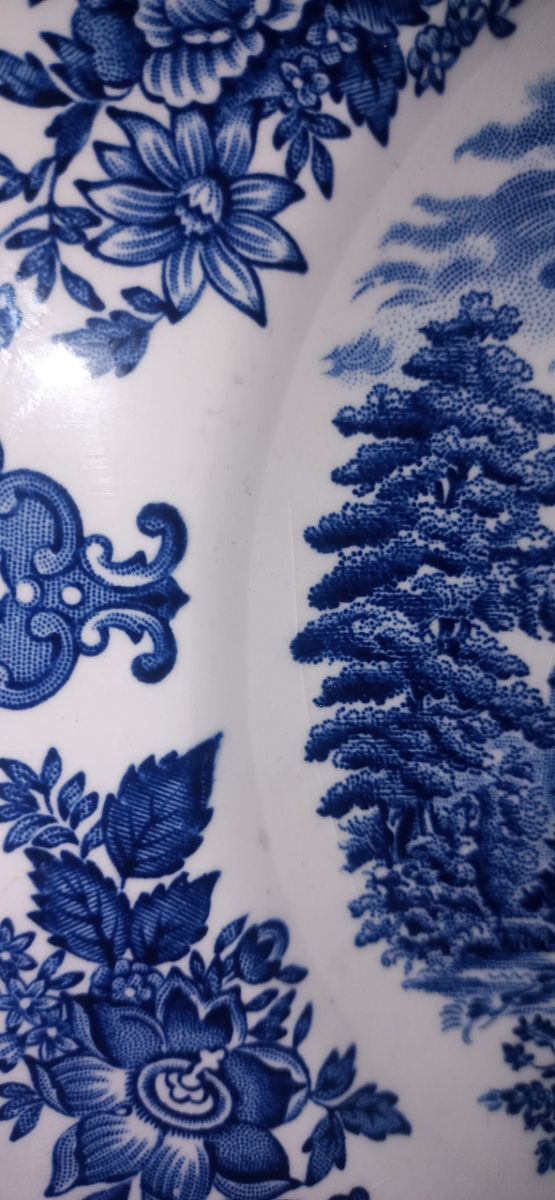 Plato porcelana inglesa S.XX