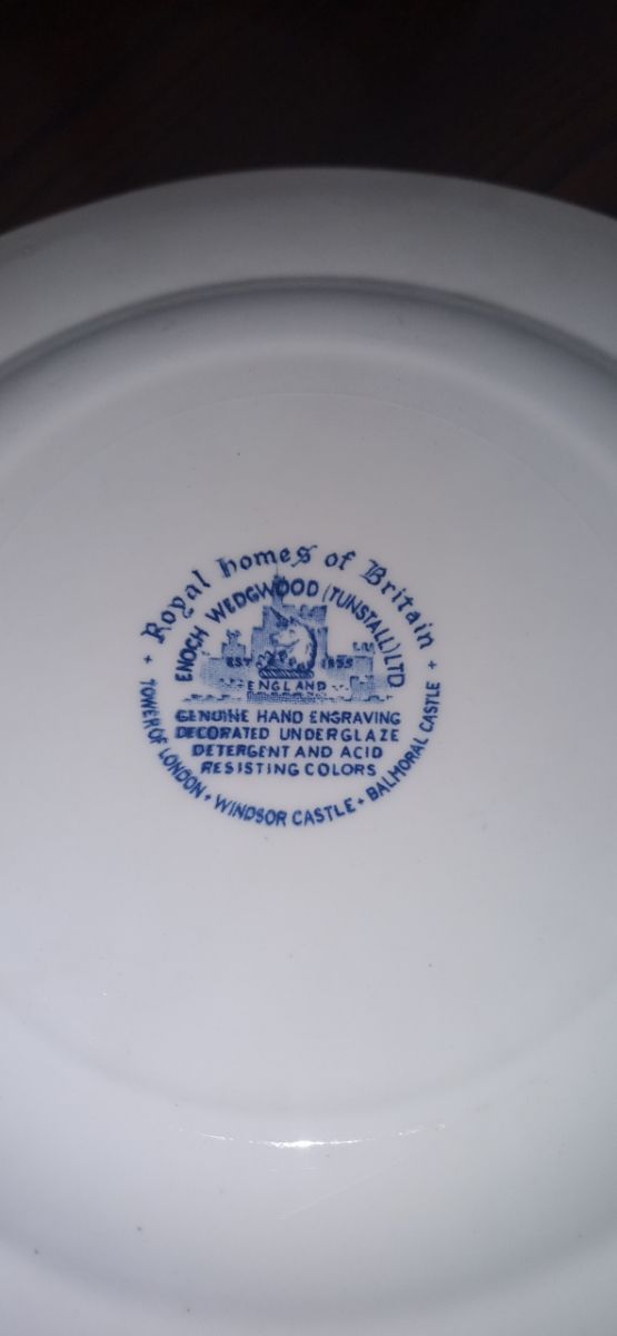 Plato porcelana inglesa S.XX