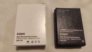 Zippo cromo satinato accendino