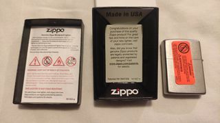 Zippo cromo satinato accendino