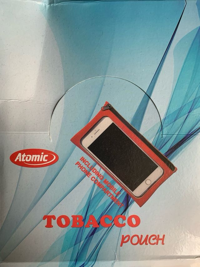 Porta tabacco cartine filtri + cellulare