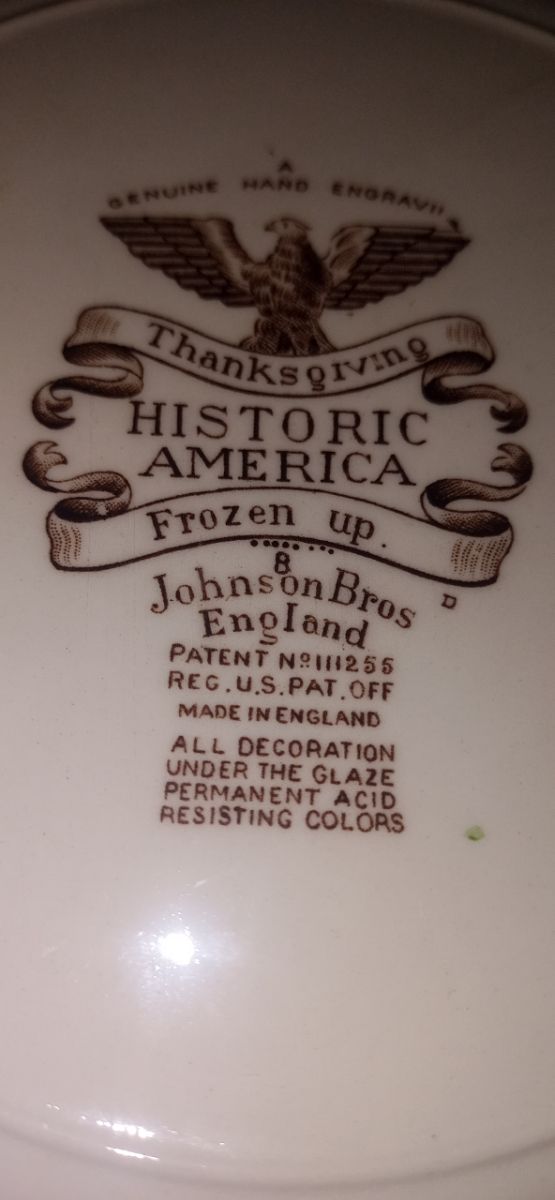 Plato vintage Johnson Bros