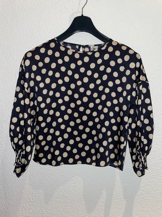 Blusa de topos Mango