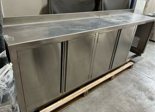MUEBLE ACERO HOSTELERIA 300x60x98 de alto
