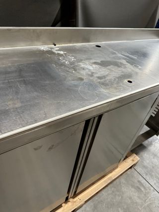 MUEBLE ACERO HOSTELERIA 300x60x98 de alto