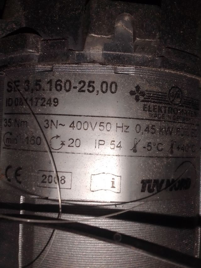 Motore di marca Elektromaten per porta settoriale