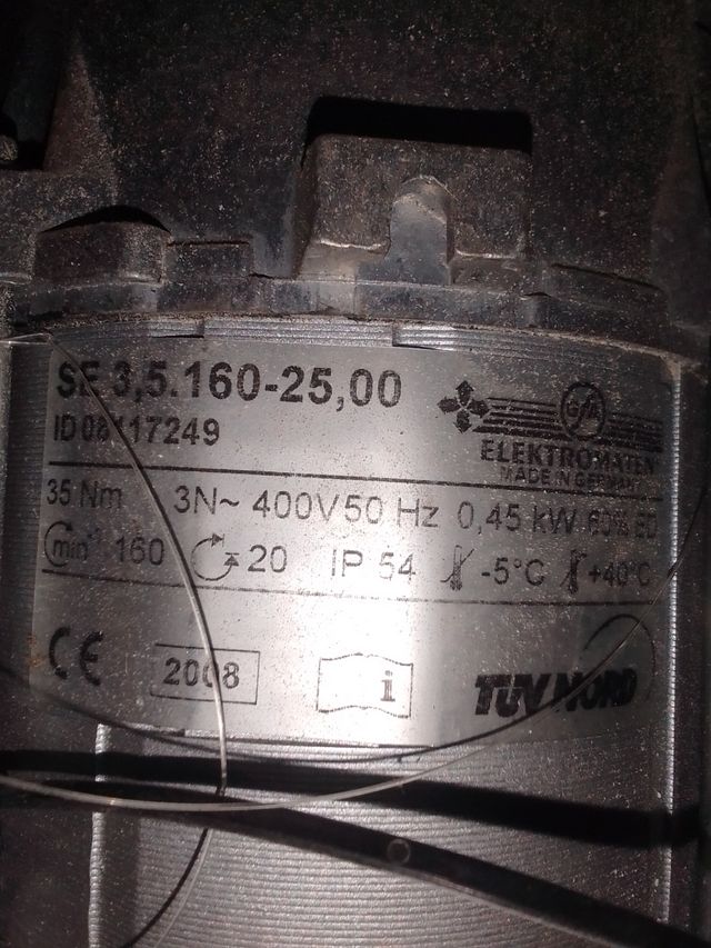 Motore di marca Elektromaten per porta settoriale