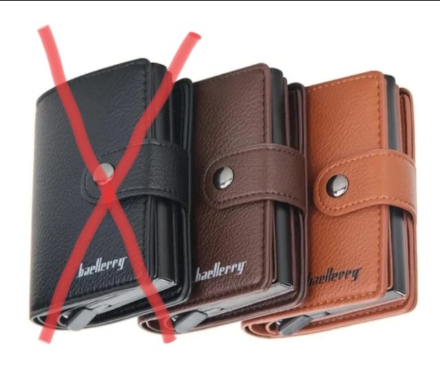 Portafoglio uomo con clip porta carte