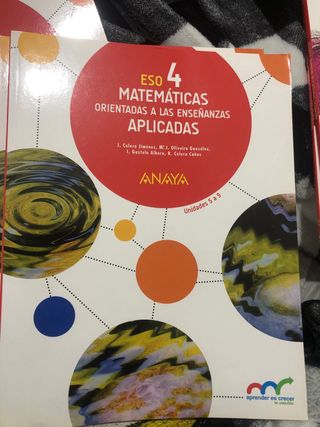 Matemáticas orientadas a las Enseñanzas Aplicadas