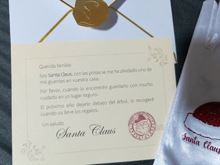 Guante Santa Claus/ papá Noel