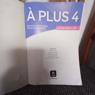 À plus 4 - Éd. Macmillan Livre de l'élève + CD