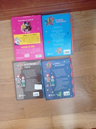 Lote 4 libros de Kika Superbruja.