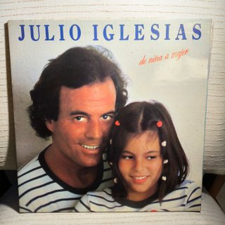 JULIO IGLESIAS DE NIÑA A MUJER VINILO LP 1981 GATF
