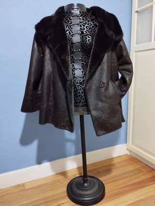 Chaquetón piel sintética 