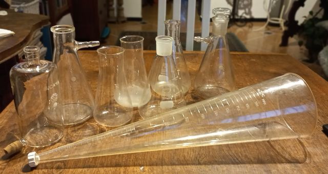 Ampolle da laboratorio vintage