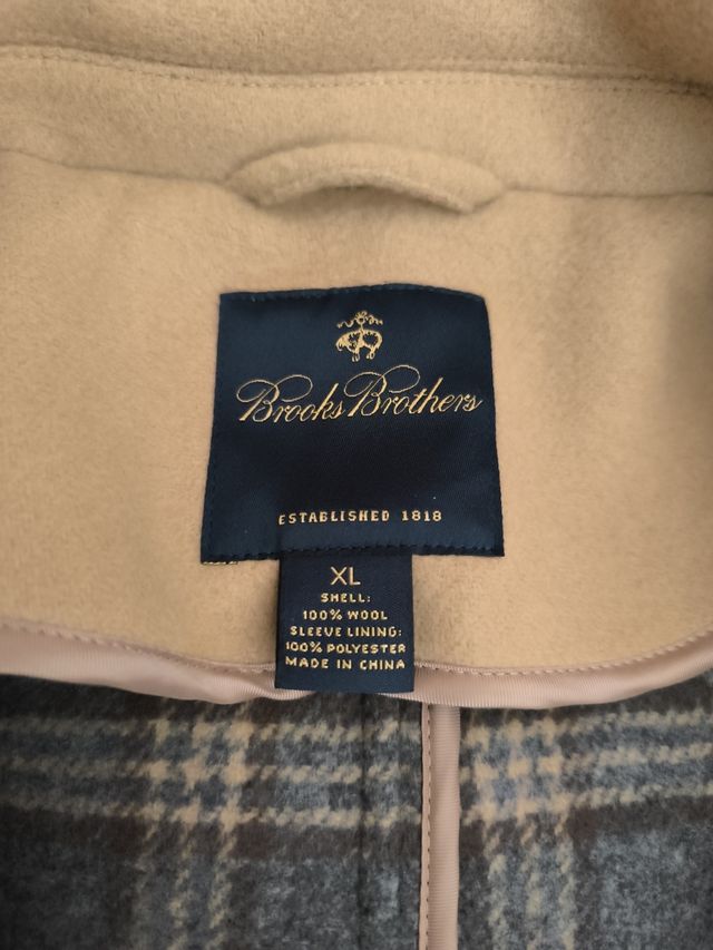 Trenca de lana Brooks Brothers XL