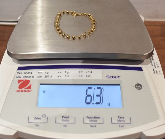 PULSERA DE ORO 18K/ 6.3Gr