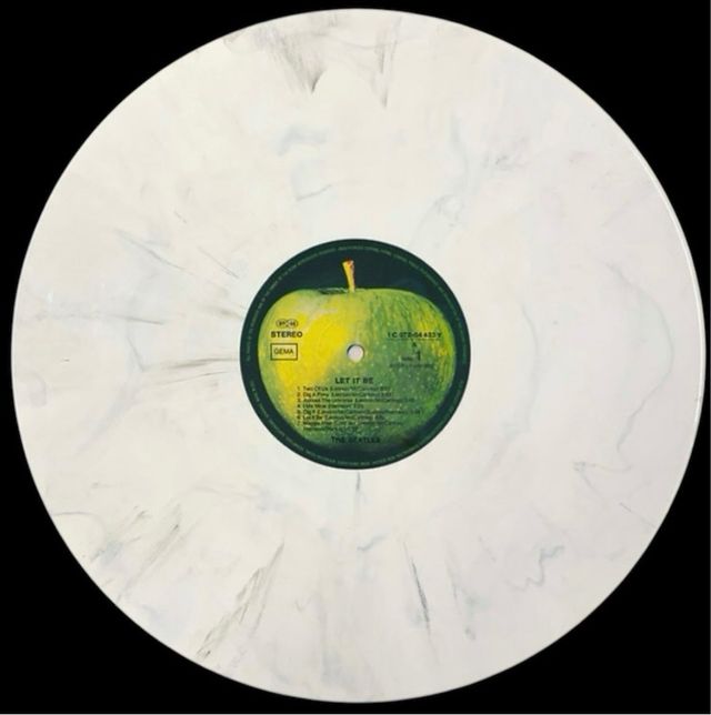 The BEATLES LP Let It Be “raro “vinile colorato 