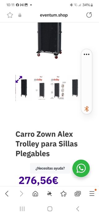 Carro sillas zown