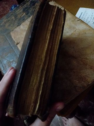 Libro antiguo Brevario romano 1688