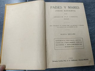 1935 PAÍSES Y MARES JOAQUÍN PLA C