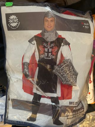 Disfraz caballero medieval hombre talla M