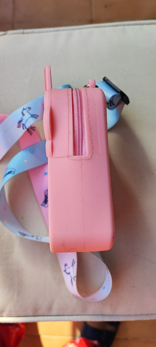Bolso unicornio silicona